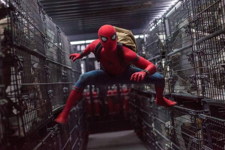 cena do filme Homem-Aranha homecoming